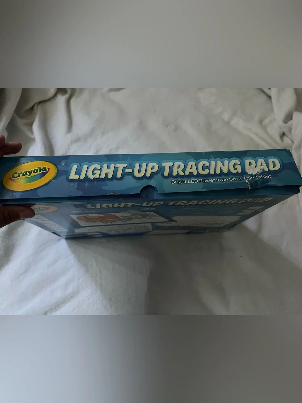 Crayola Light-Up Tracing Pad with Blue Frame and Multicolor Pencils
